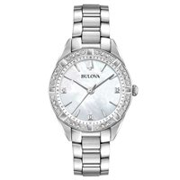 Armbanduhr Bulova Dame Sutton Lady in Stahl 96R228 - 96R228
